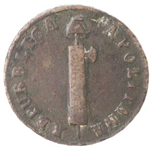 obverse: Napoli. Repubblica Napoletana. 1799. 4 Tornesi. Ae. 