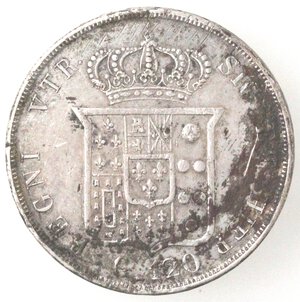 reverse: Napoli. Ferdinando II. 1830-1859. Piastra 1851. Ag. 