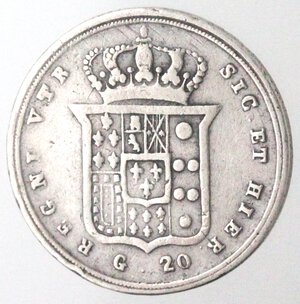 reverse: Napoli. Ferdinando II. 1830-1859. Tari 1839. Ag. 