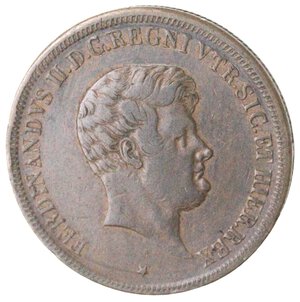 obverse: Napoli. Ferdinando II. 1830-1859. 5 Tornesi 1848. Ae. 