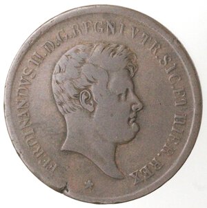 obverse: Napoli. Ferdinando II. 1830-1859. 5 Tornesi 1858. Ae. 