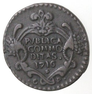 reverse: Palermo. Vittorio Amedeo II. 1713-1718. Grano I tipo 1716. Ae.