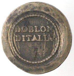 reverse: Pesi Monetali. Roma. Alessandro VII. 1655-1667. Peso monetale del doblon d’Italia. Ae. 