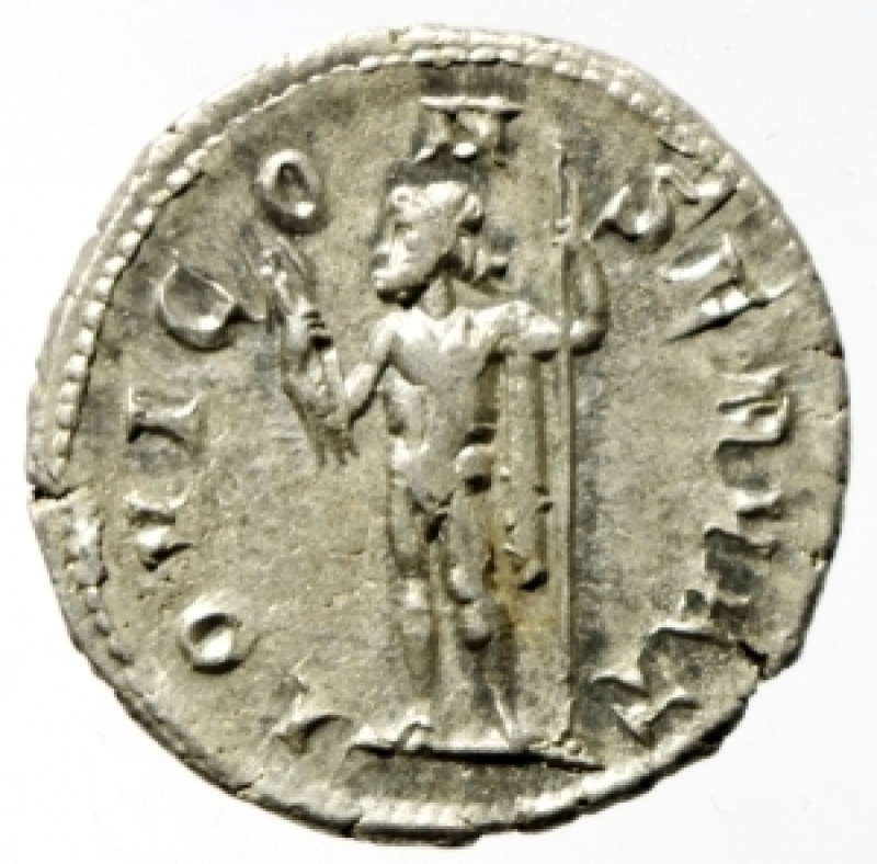 reverse: Impero Romano. Filippo II Cesare. 244-247 d.C. Antoniniano. Ag. ca. 244-246 d.C. D/ M IVL PHILIPPVS CAES. Busto radiato e drappeggiato a destra. R/ IOVI CONSERVAT. Jupiter stante a sinistra, tiene fulmine e scettro. RIC 213. C. 13. Peso gr.3,85. Diametro mm. 22.50. BB+. R.