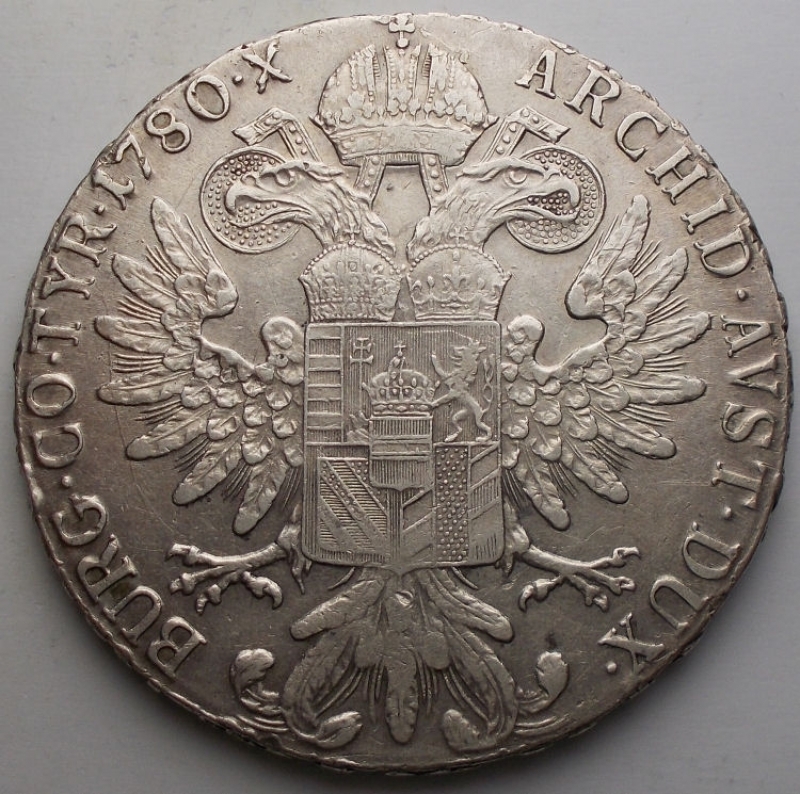 reverse: Casa Savoia - COLONIA ERITREA VITTORIO EMANUELE III TALLERO DI MARIA TERESA 1780 ROMA qSPL-SPL
