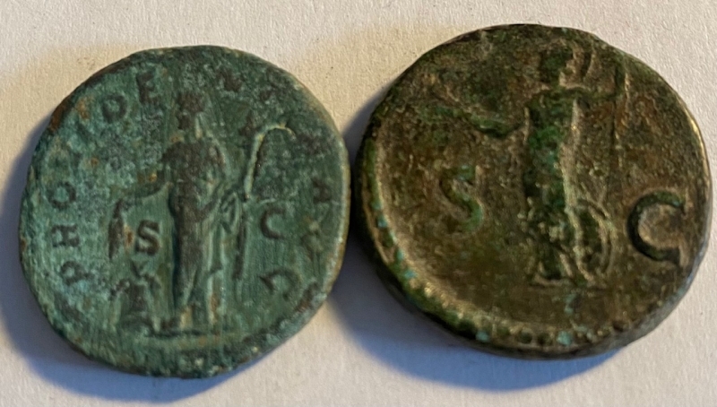 obverse: Lotti. Impero Romano.Lotto di 2 Assi ( Domiziano, Alessandro Severo) mediamente qBB