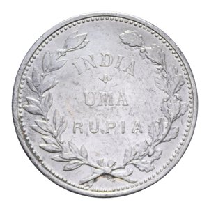 reverse: INDIA PORTOGHESE 1 RUPIA 1912 AG. 11,65 GR. BB (TRACCE DI OSSIDAZIONE E PULIZIA)