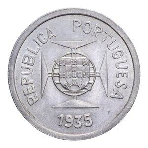 obverse: INDIA PORTOGHESE 1 RUPIA 1935 AG. 11,67 GR. qFDC