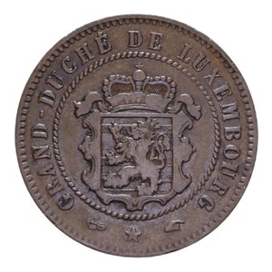 obverse: LUSSEMBURGO 5 CENT. 1860 CU 4,88 GR. BB