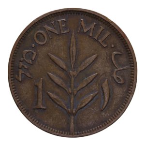 reverse: PALESTINA 1 MIL 1927 CU 3,20 GR. BB+