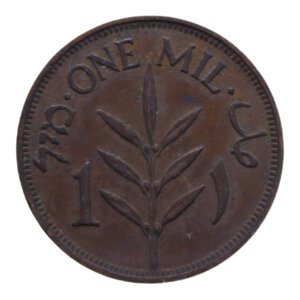 reverse: PALESTINA 1 MIL 1942 CU 3,10 GR. BB+