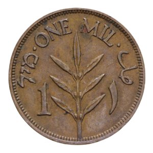 reverse: PALESTINA 1 MIL 1943 CU 3,19 GR. BB+