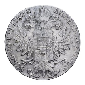 reverse: AUSTRIA TALLERO 1780 AG. 27,97 GR. BB