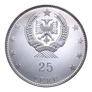 reverse: ALBANIA 25 LEKE 1968 AG. 83,33 GR. PROOF