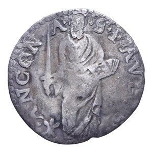 reverse: ANCONA PAOLO IV (1555-1559) GIULIO AG. 2,74 GR. MB-BB