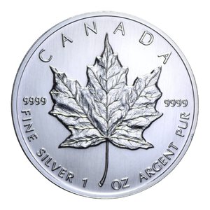 obverse: CANADA ELISABETTA II 5 DOLLARI 1992 AG. 31,32 GR. FDC/PROOF