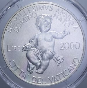reverse: GIOVANNI PAOLO II (1978-2005) 2000 LIRE 2000 BIMILLENARIO AG. 16 GR. FDC