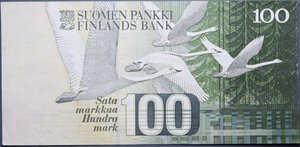 obverse: FINLANDIA 100 MARKKAA 1986 SPL