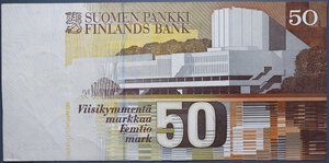 obverse: FINLANDIA 50 MARKKAA 1986 SPL