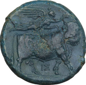reverse: Central and Southern Campania, Neapolis. AE 18.5 mm. 275-250 BC