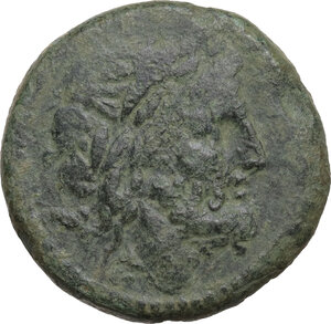 obverse: Anonymous. AE Semis, 211-208 BC. Luceria mint