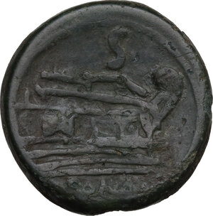 reverse: Anonymous.. AE Semis, uncertain mint in Etruria, 208 BC