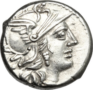 obverse: C. Renius.. AR Denarius, 138 BC