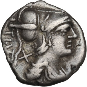 obverse: Ti. Veturius Gracchi. Denarius, Rome mint, 137 BC