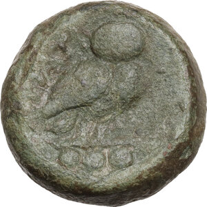 reverse: Northern Apulia, Teate. AE Teruncius, 225-220 BC