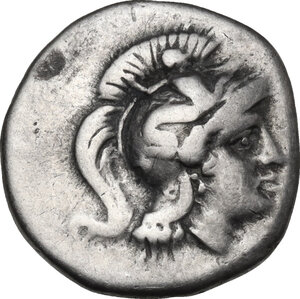 obverse: Southern Apulia, Tarentum. AR Drachm, c. 280-272 BC. Struck during the Phyrric Wars