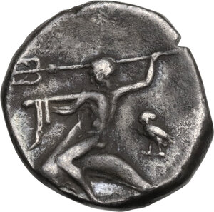 reverse: Southern Apulia, Tarentum. AR Nomos, 275-235 BC