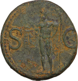 reverse: Agrippa (died 12 BC).. AE As, struck under Caligula, 37-41