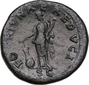 reverse: Vespasian (69-79).. AE Sestertius, 71 AD