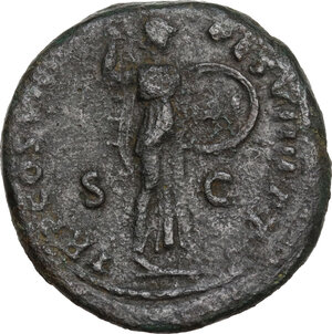 reverse: Domitian (81-96).. AE As, 82 AD