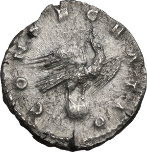 reverse: Marcus Aurelius (Divus, died 180 AD).. AR Denarius, 180 AD