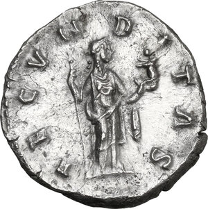reverse: Faustina II (died 176 AD).. AR Denarius, 161-176