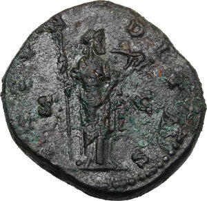 reverse: Faustina II (died 176 AD).. AE As. Struck under Marcus Aurelius