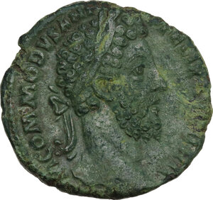 obverse: Commodus (177-193).. AE Sestertius, 186 AD