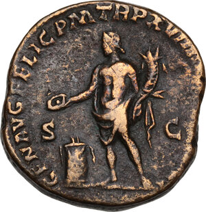 reverse: Commodus (177-193).. AE Sestertius, 190 AD