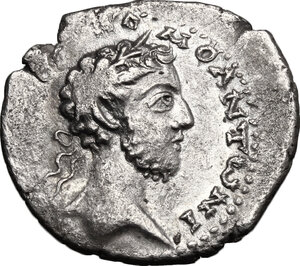obverse: Commodus (177-193).. AR Didrachm, Cappadocia, Caesarea mint, 183-185