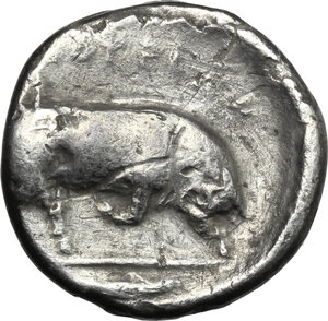reverse: Southern Lucania, Thurium. AR Stater, 400-350 BC