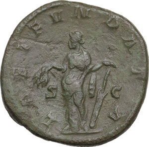 reverse: Philip I (244-249).. AE Sestertius, 244-249 AD