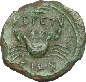 reverse: Bruttium, The Brettii. AE Quarter, 211-208 BC
