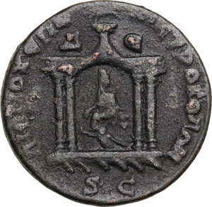 reverse: Volusian (251-253).. AE 8 Assaria. Antioch mint (Seleucis and Pieria), 251 AD