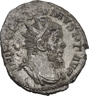 obverse: Postumus (259-268).. AR Antoninianus, Lugdunum mint