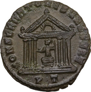 reverse: Maximian (286-310).. AE Follis, 307 AD, Ticinum mint