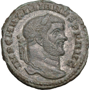 obverse: Maximian (286-310).. AE Follis. Rome mint, 297/8 AD