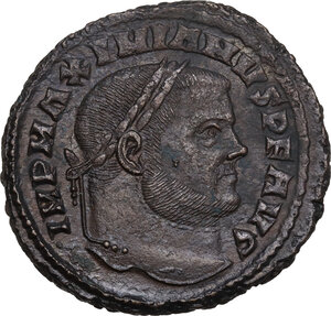 obverse: Maximian (286-310).. AE Follis, Carthage mint, 299-303