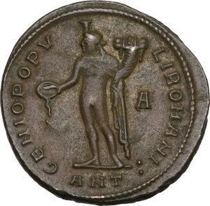reverse: Maximinus II Daia as Caesar (305-308).. AE Follis, Antiochia mint