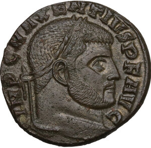 obverse: Maxentius (306-312).. AE Follis, 308-310